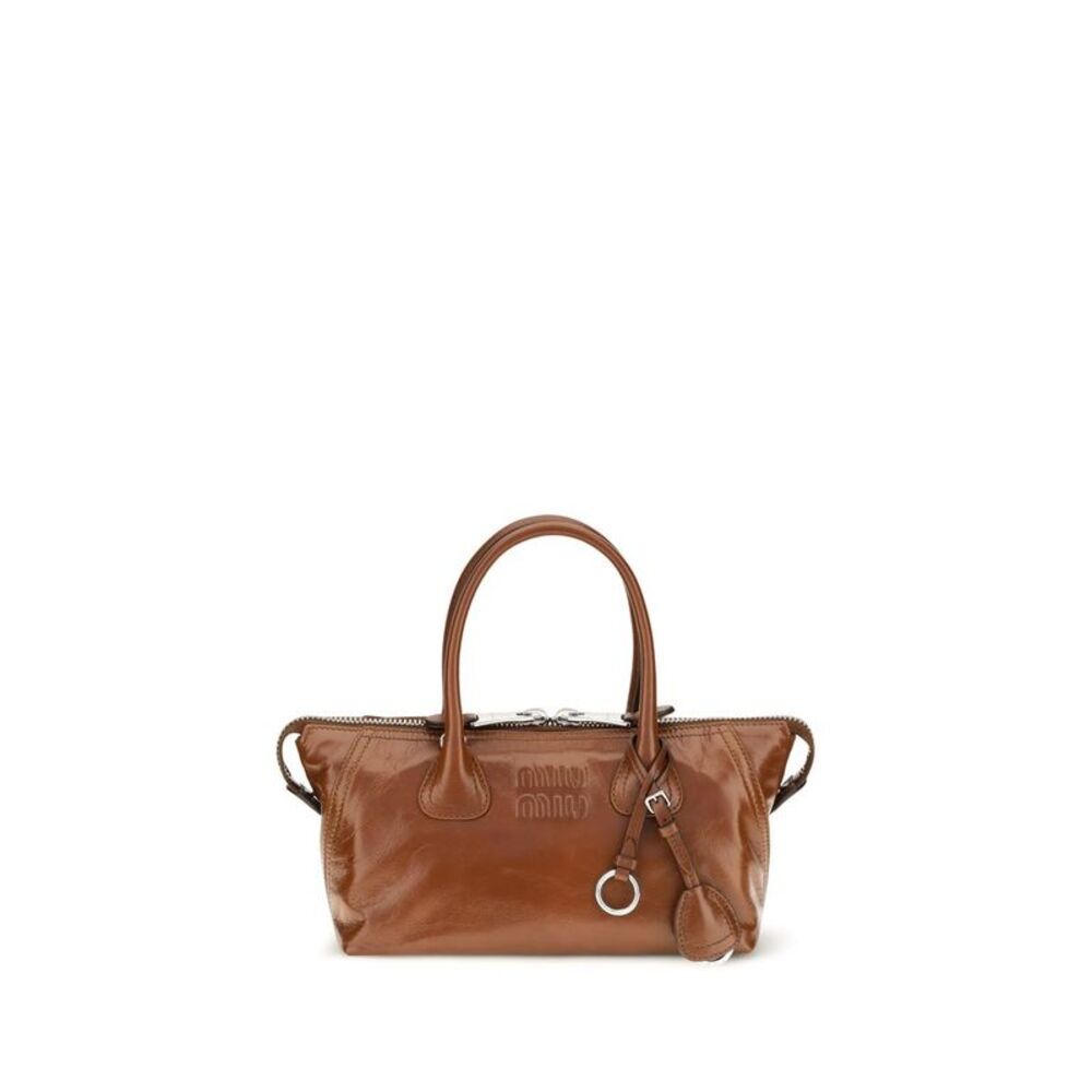 Miu Miu Brown Calf Leather Bos Taurus Women's Handbag